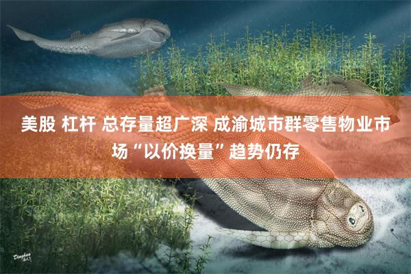 美股 杠杆 总存量超广深 成渝城市群零售物业市场“以价换量”趋势仍存