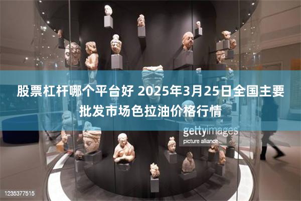 股票杠杆哪个平台好 2025年3月25日全国主要批发市场色拉油价格行情