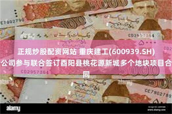 正规炒股配资网站 重庆建工(600939.SH)子公司参与联合签订酉阳县桃花源新城多个地块项目合同